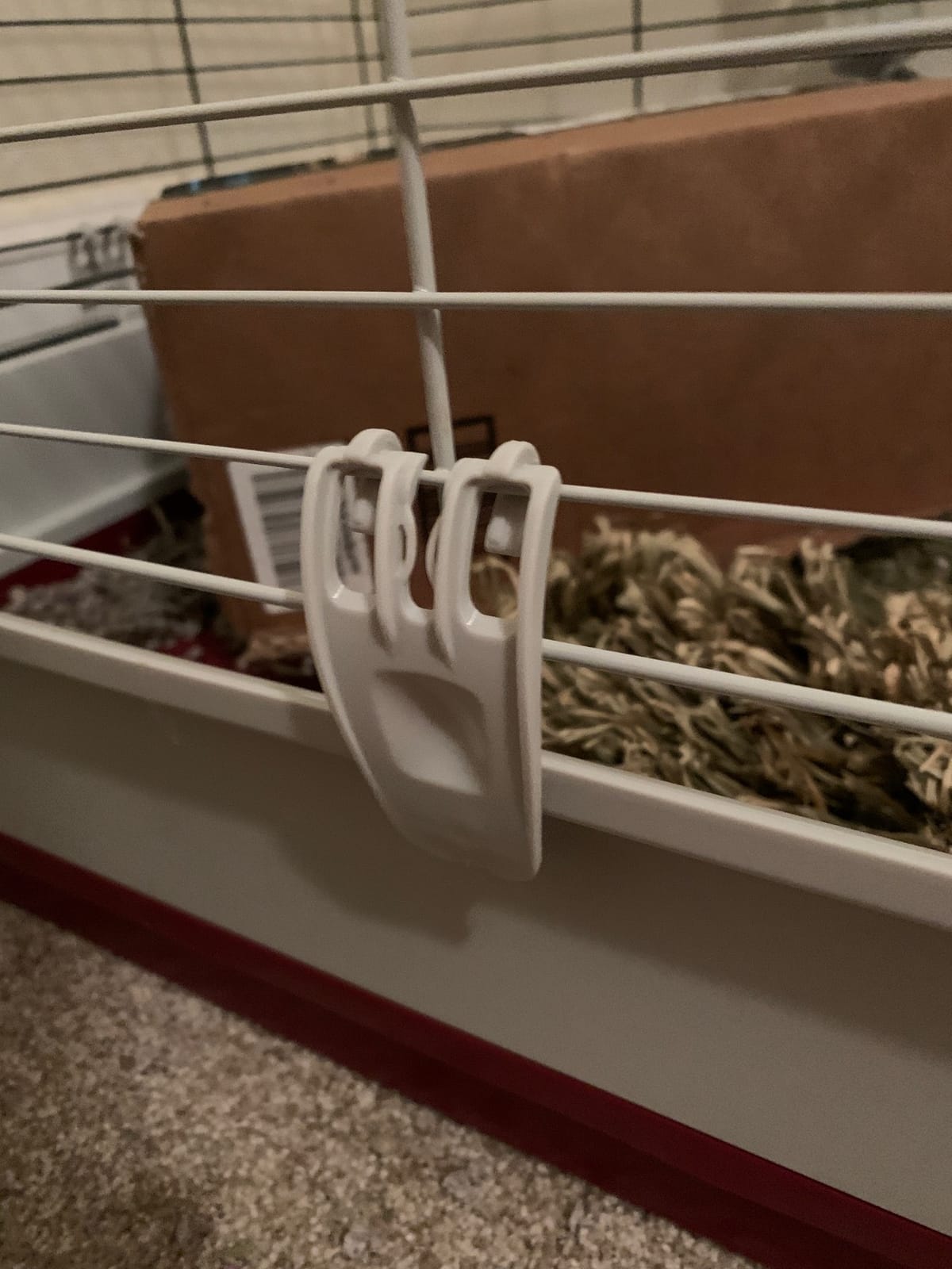 Midwest Homes for Pets Deluxe Rabbit & Guinea Pig Cage, X-Large, White & Red customer photo 2