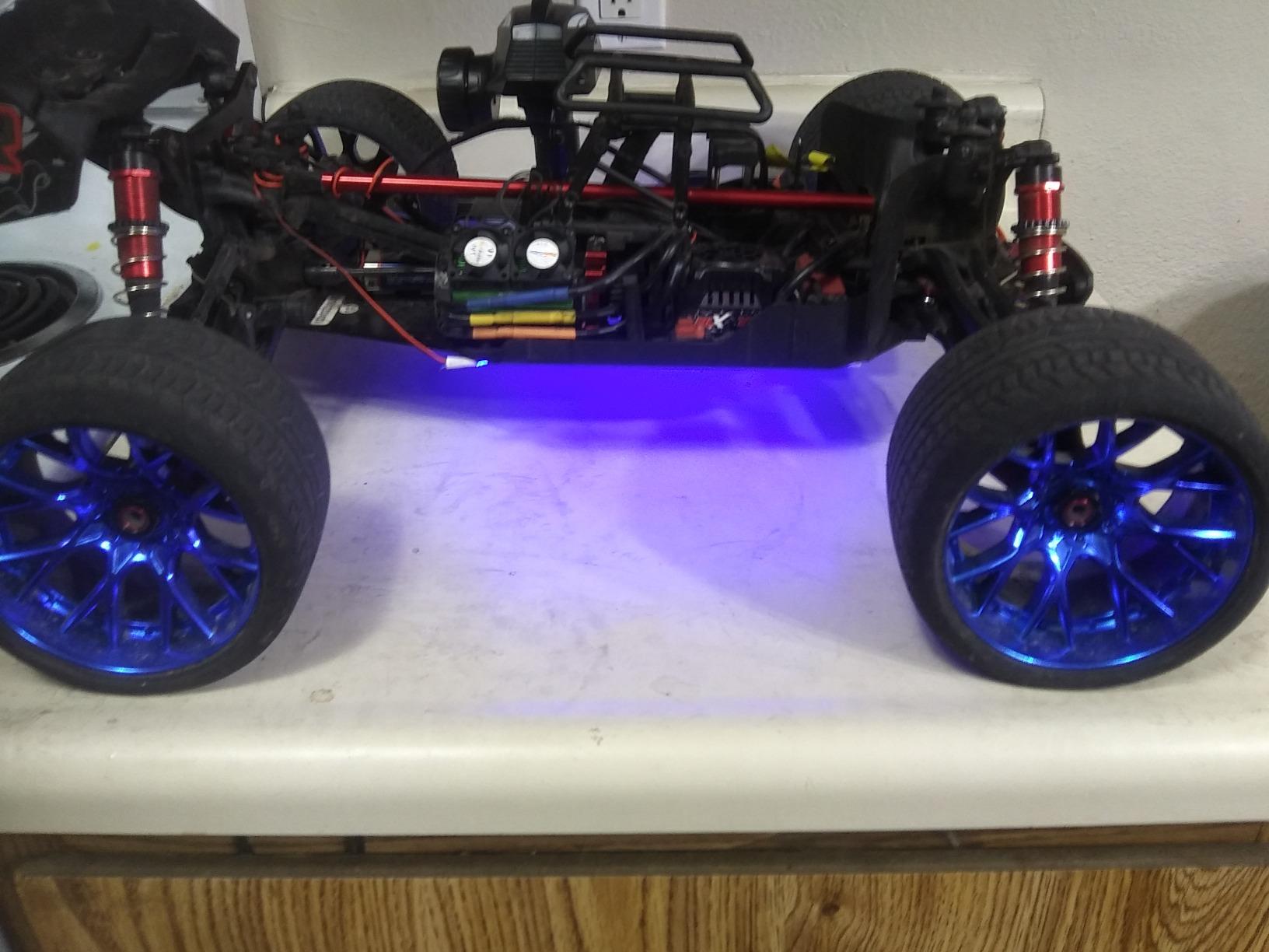 Blue LED RC Drift Car Truck Underbody Light Kit Set #9019B customer photo 2