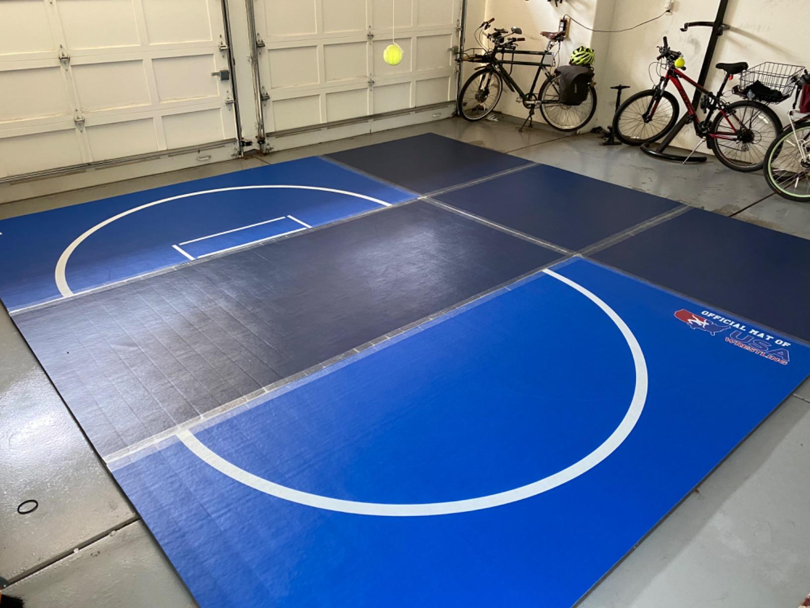 Dollamur Wrestling Mat for Home, 5'x10', Portable, Lightweight-Made in USA | Premium Home Wrestling Mats. Portable, Non-Slip Surface, Shock Absorbing Foam, Pro-Grade Performance customer photo 1