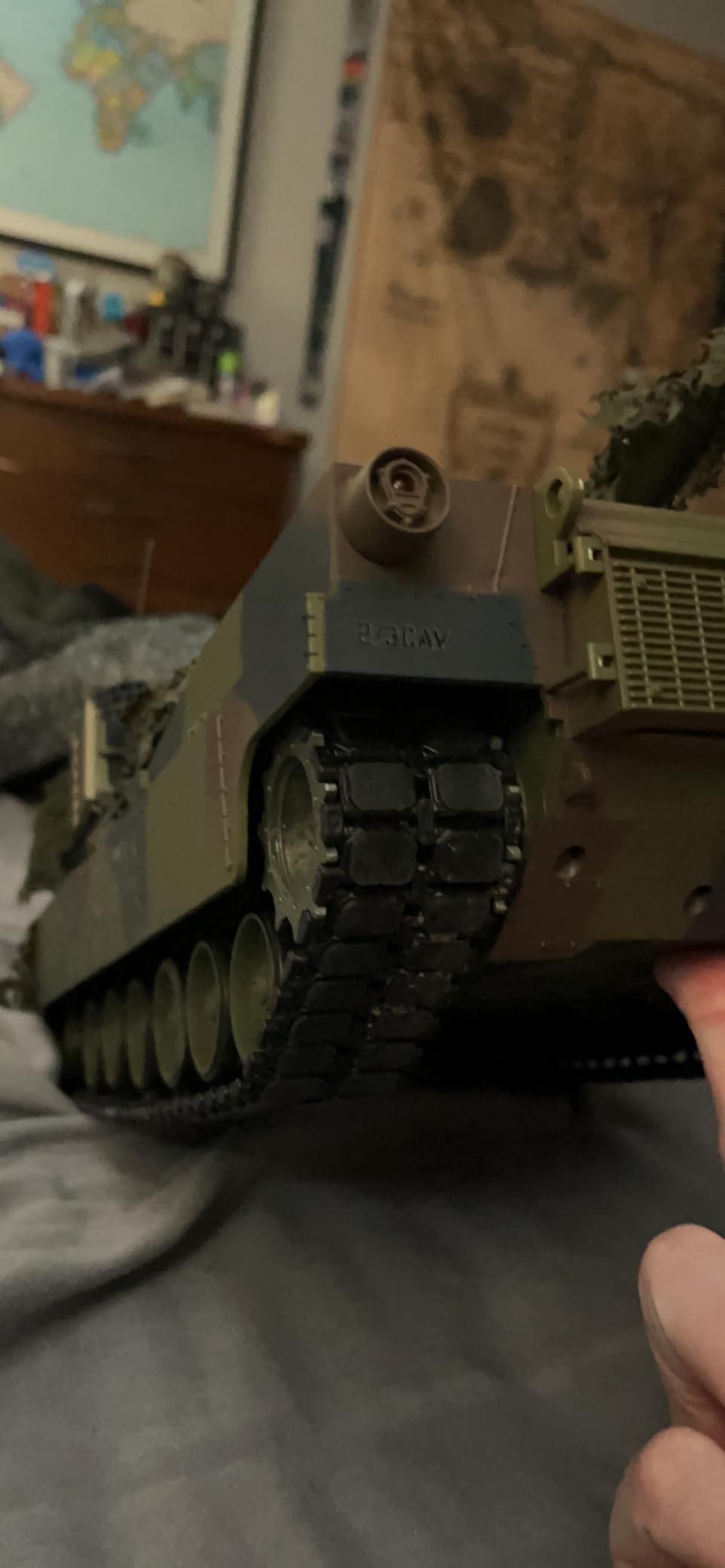 Mato Metal Tracks Set, with Rubber Metal Pads for 1/16 Heng Long 3918-1 American M1A2 Abrams RC Tank customer photo 1