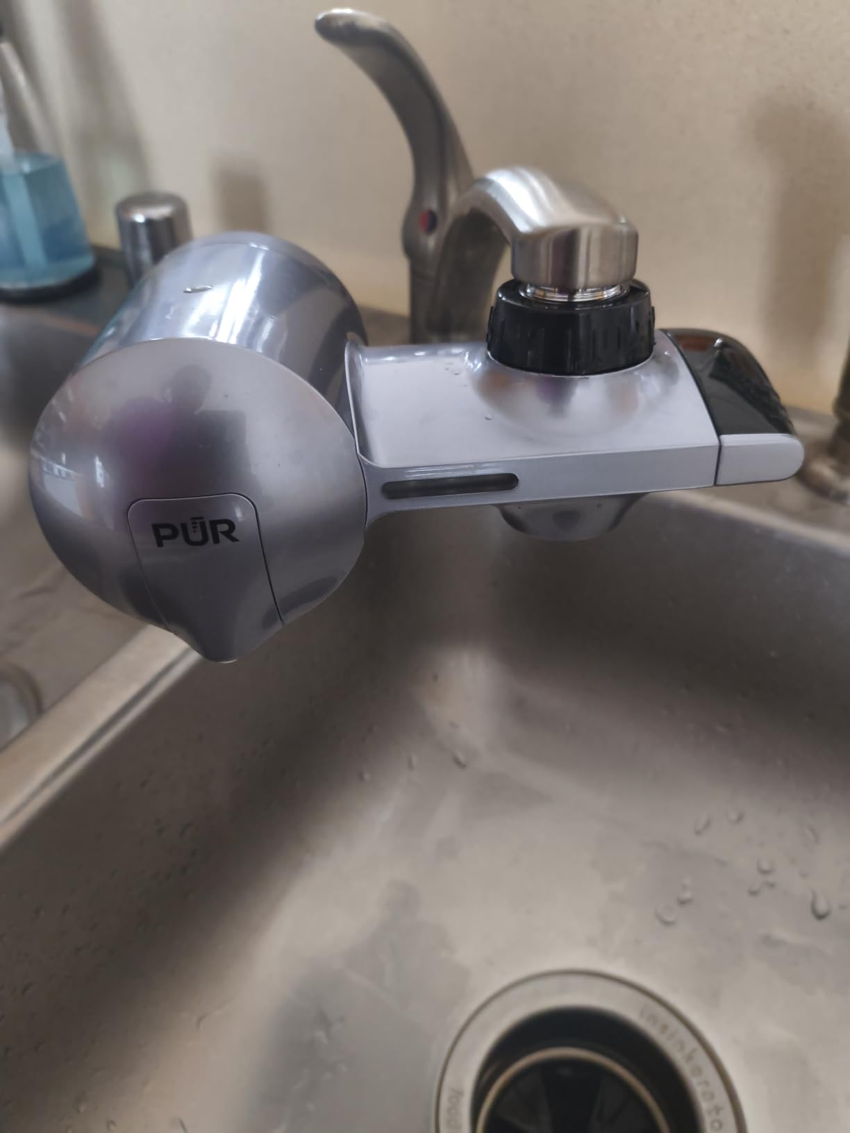 PUR Plus Horizontal Faucet Mount Filtration System with Lead Reduction | Powerful 3-in-1 filteration, Water Filter for Sink, Lasts 100 Gallons, Compatible with Sinks with External Aerators customer photo 2