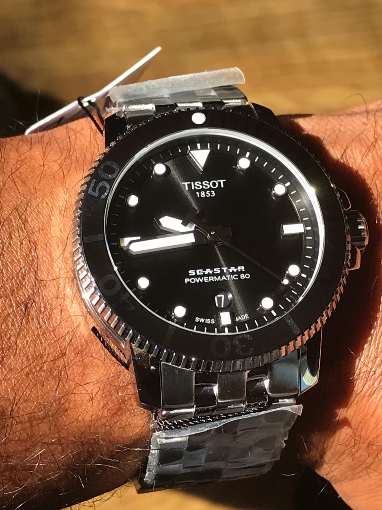 Mens Seastar 660/1000 Stainless Steel Casual Watch Grey T1204071105100 customer photo 1