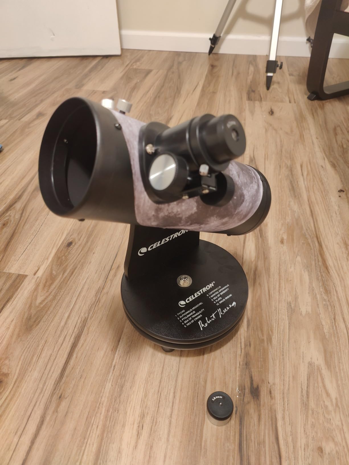 Celestron FirstScope Signature Series Moon Tabletop Dobsonian Telescope | Manual Tabletop Dobsonian Telescope with Moon Map Wrap, Great for Beginners, Compact & Portable, Includes Lunar eBook customer photo 2