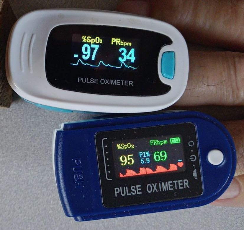 CONTEC Pulse Oximeter, SpO2 & PR Waveform Blood Oxygen Monitor w/Lanyard customer photo 2