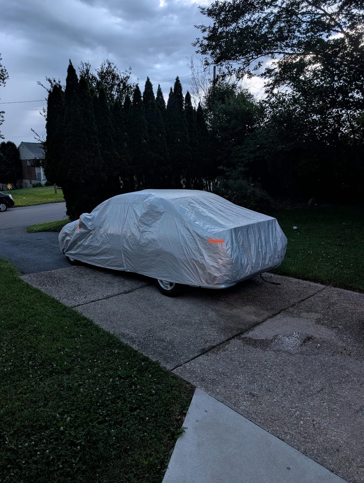 Kayme Truck Cover Waterproof All Weather See Vehicle Size Chart, Size T3 | Universal Fit Most Extended Cab Short Bed Pickup. Heavy Duty, Protects Against Outdoor Sun, Rain, Snow, Dust. Soft Cotton customer photo 2