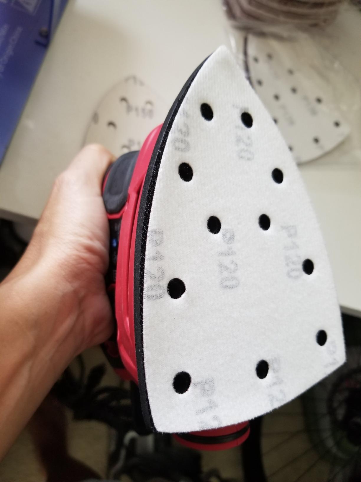 SKIL Corded Detail Sander, Includes 3pcs Sanding Paper and Dust Box - SR250801 customer photo 2
