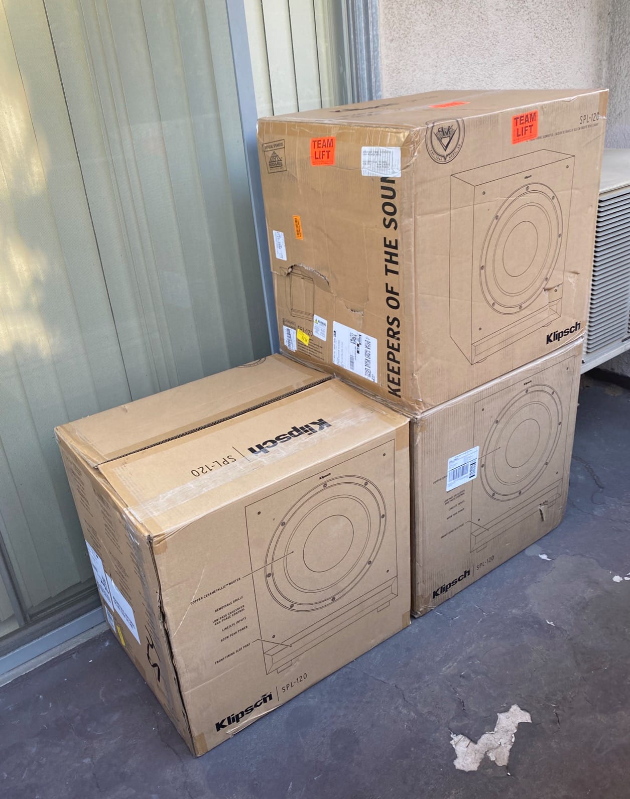 Klipsch SPL-120 Powered Subwoofer 12 inches, Black customer photo 2