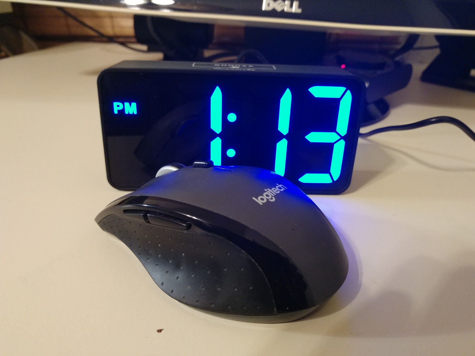 DreamSky Small Digital Alarm Clock for Bedroom, Large Big Numbers Display customer photo 2