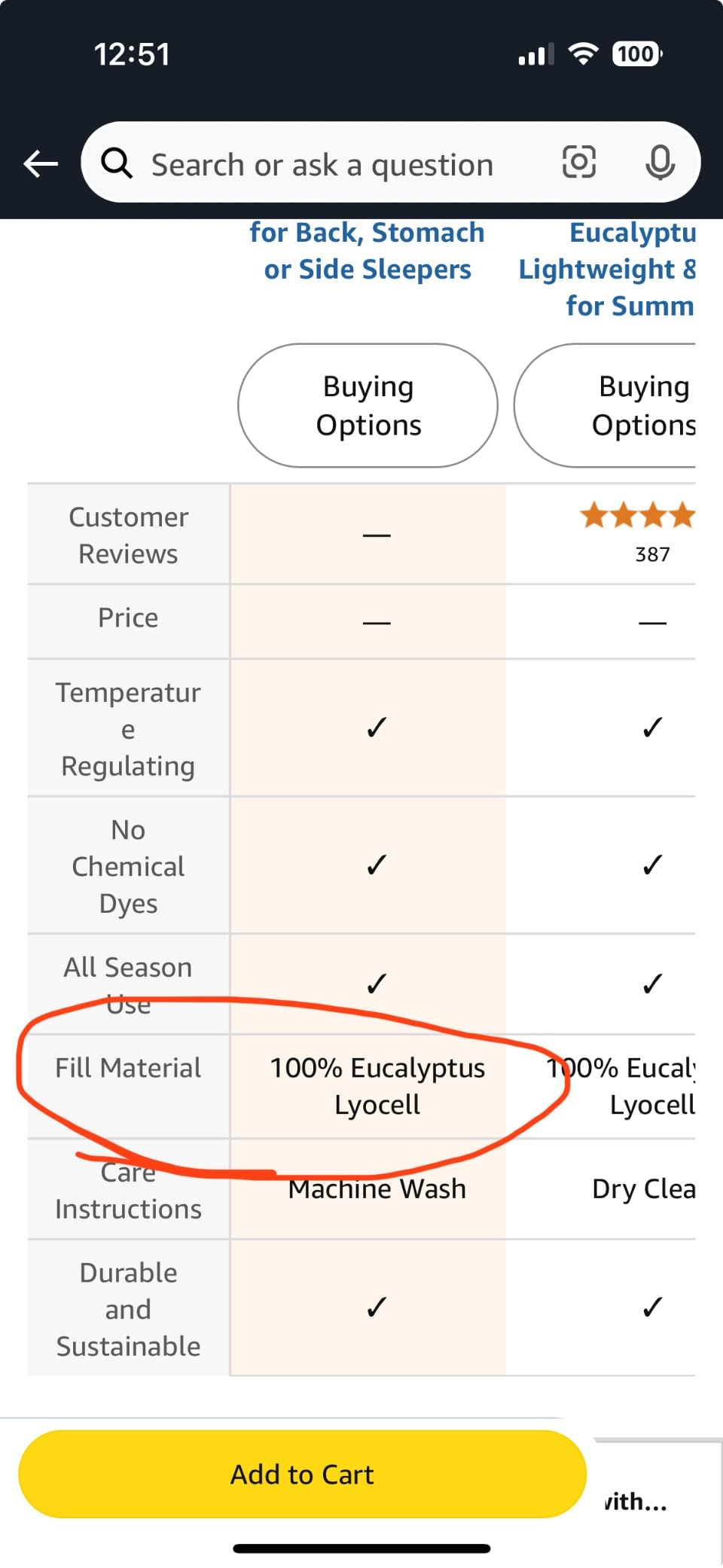 Buffy Cloud Cooling Comforter Queen/Full - White Comforter for Hot Sleepers, Machine Washable Lightweight Fluffy All-Season Temperature-Regulating Eucalyptus Lyocell Duvet Insert customer photo 1