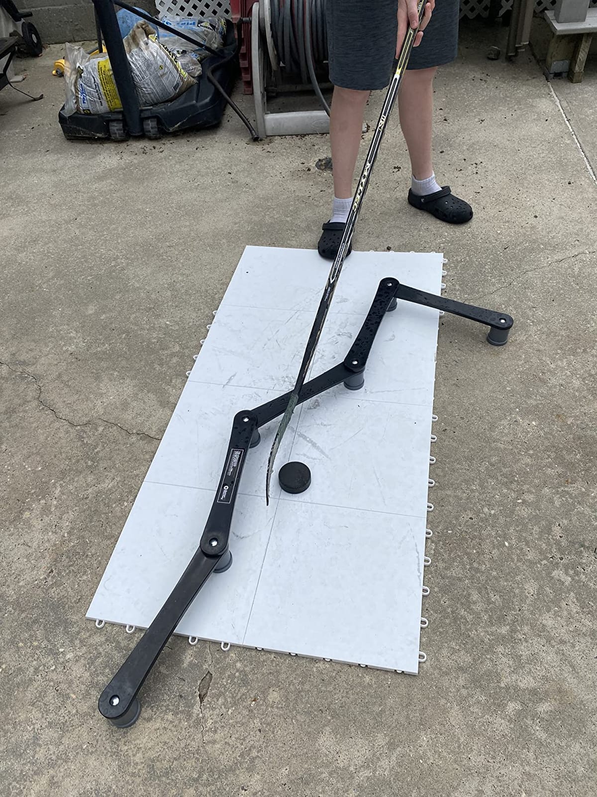 Better Hockey Extreme Stickhandling Trainer - Professional Quality Sports Training Aid for Stick Speed, Timing, and Puck Control, On and Off Ice, 67 x 2.5 Inches customer photo 1