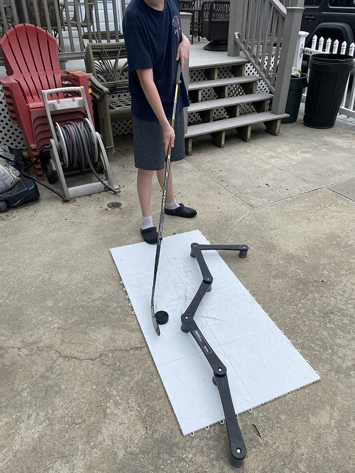Better Hockey Extreme Stickhandling Trainer - Professional Quality Sports Training Aid for Stick Speed, Timing, and Puck Control, On and Off Ice, 67 x 2.5 Inches customer photo 2