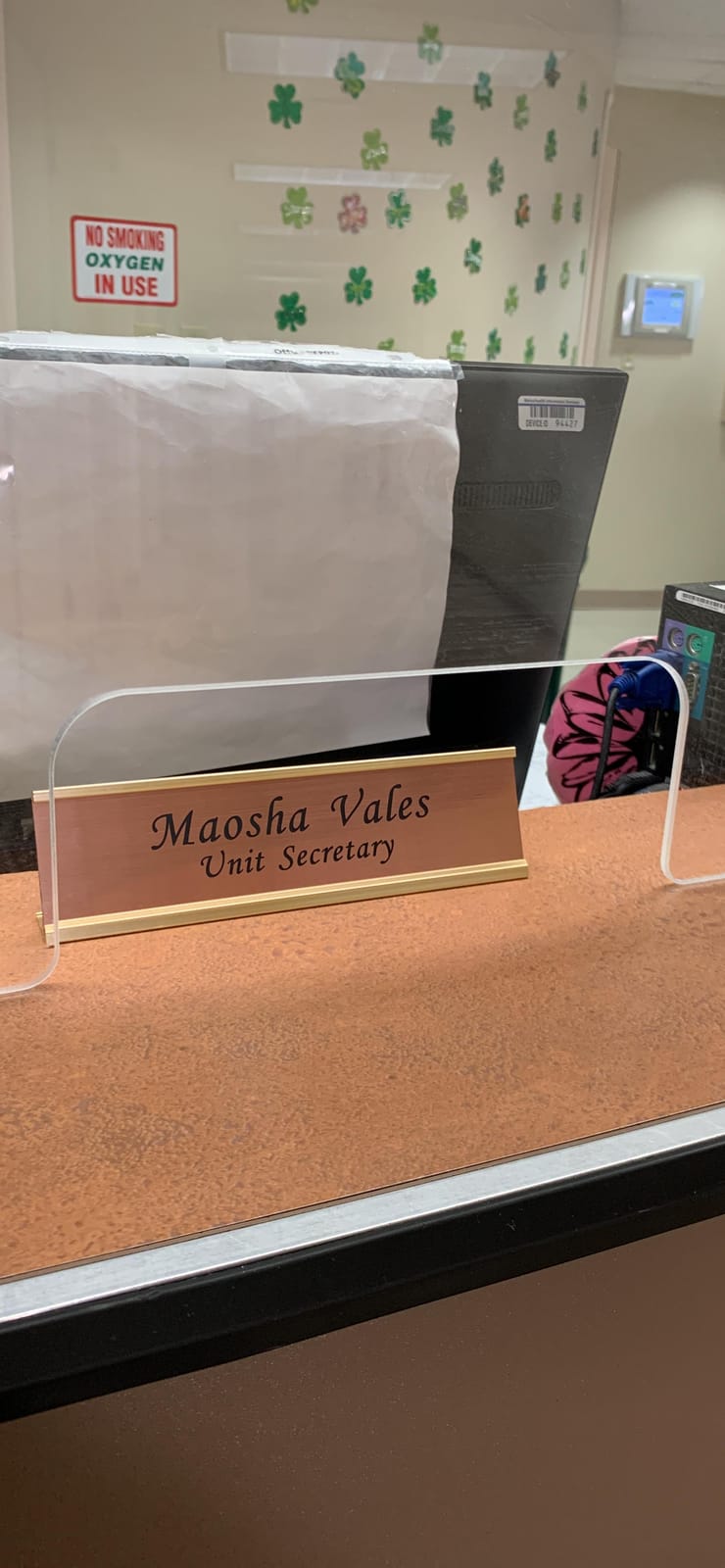 Icomecn Custom Engraved Name Plates with Aluminum Holder 2