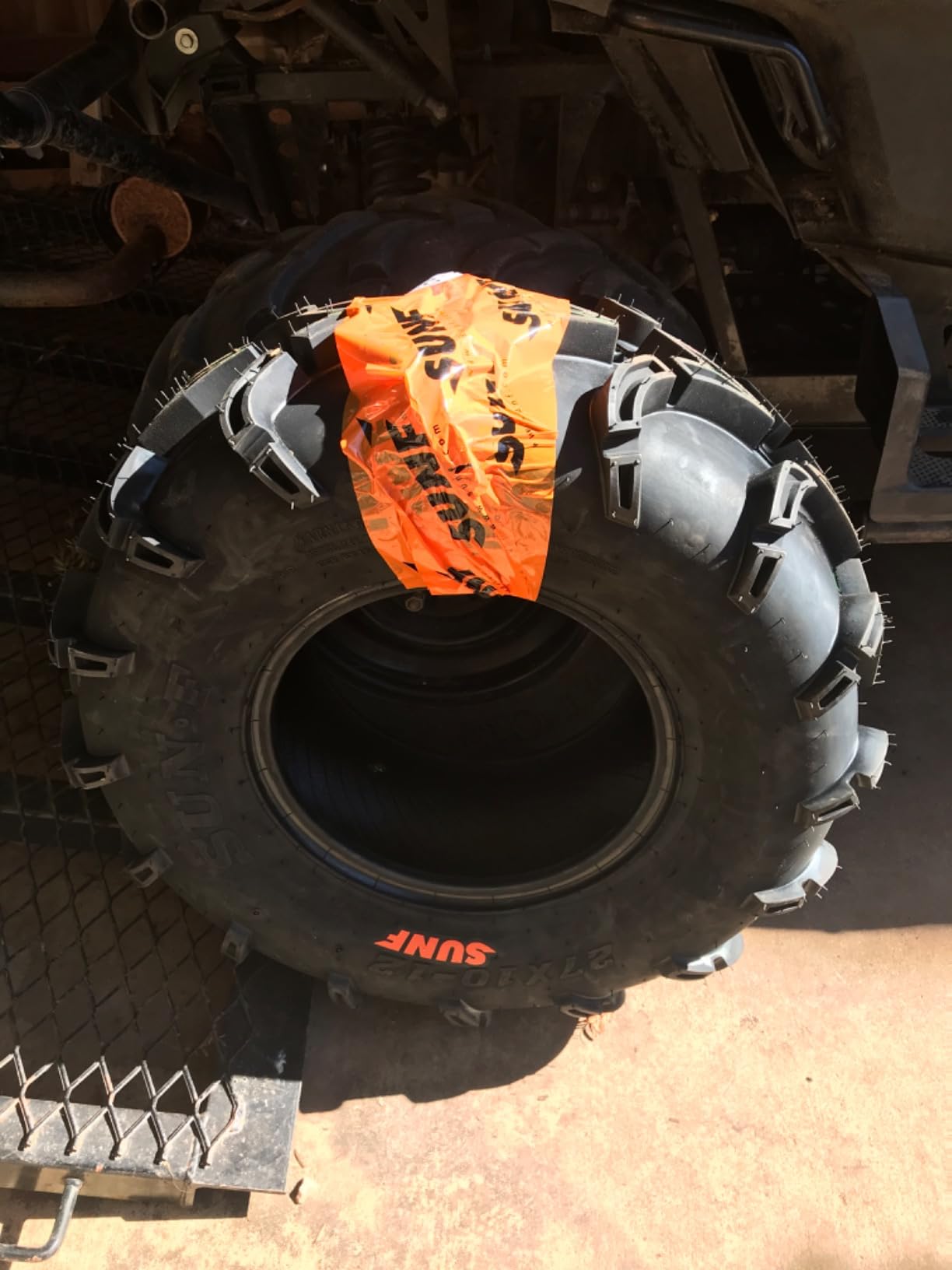 Pair of 2 SunF A050 AT 28x12-12 ATV UTV Deep Mud Terrain Tires, 6 PR, Tubeless customer photo 1