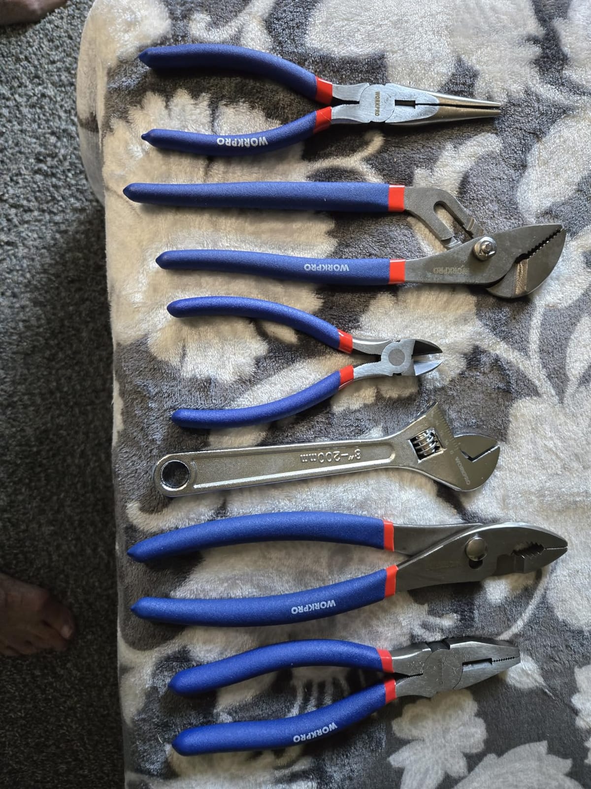 WORKPRO Large Pliers & Wrench Set 6-Piece (10