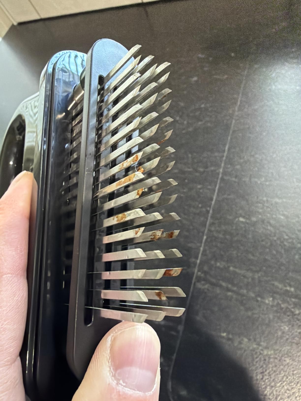 Meat Tenderizer with 48 Stainless Steel Ultra Sharp Needle Blades, Kitchen Cooking Tool Best for Tenderizing, BBQ, Marinade customer photo 1