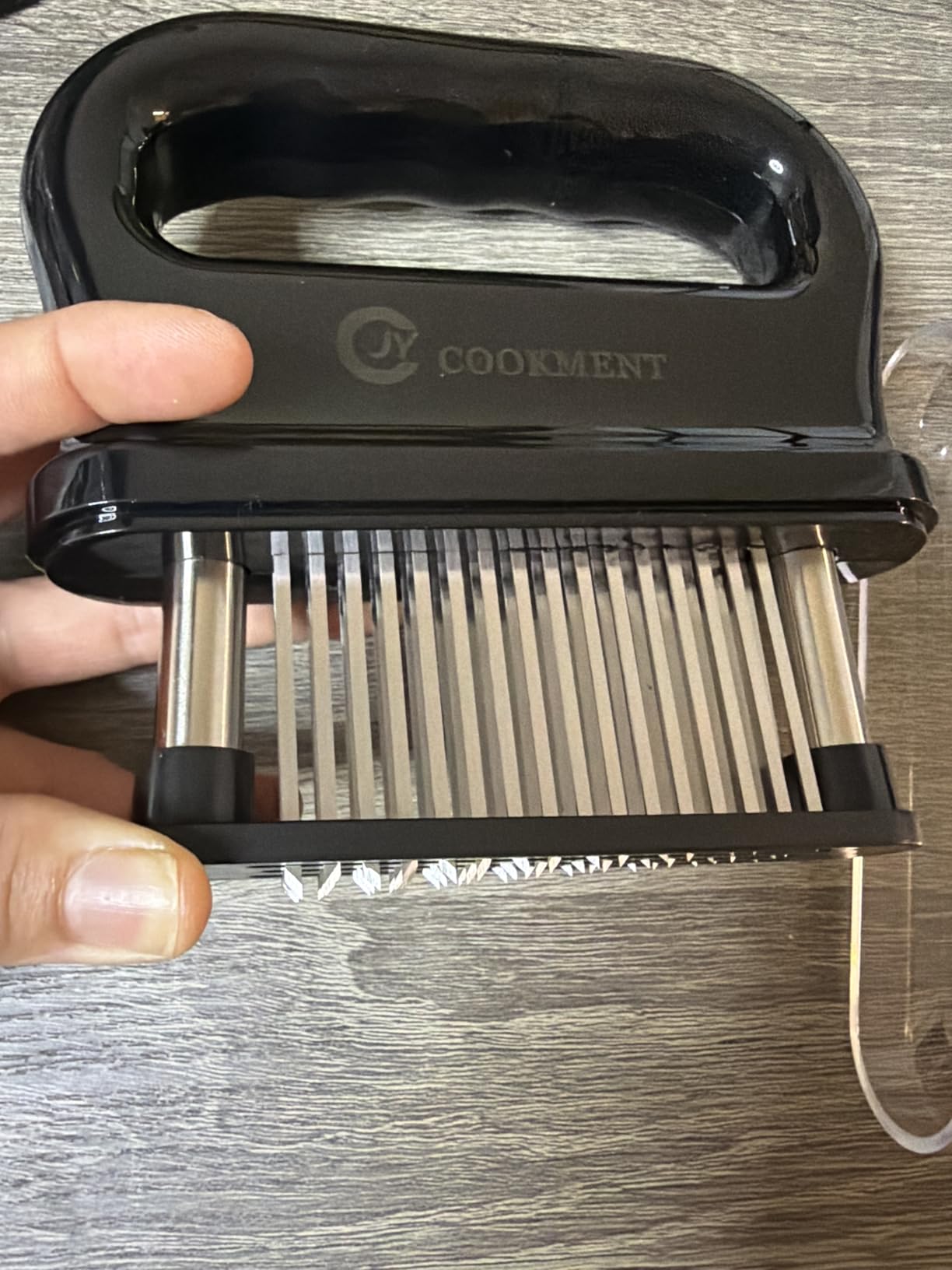 Meat Tenderizer with 48 Stainless Steel Ultra Sharp Needle Blades, Kitchen Cooking Tool Best for Tenderizing, BBQ, Marinade customer photo 2