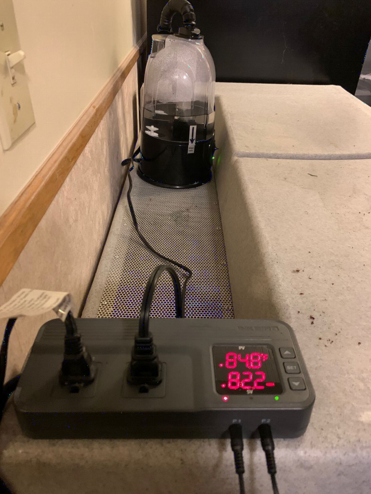Inkbird Temperature and Humidity Controller ITC-608T Pre-Wired Dual Stage Thermostat 120VAC 15A 1800W ETL Listed Mushroom Greenhouse Homebrew customer photo 2