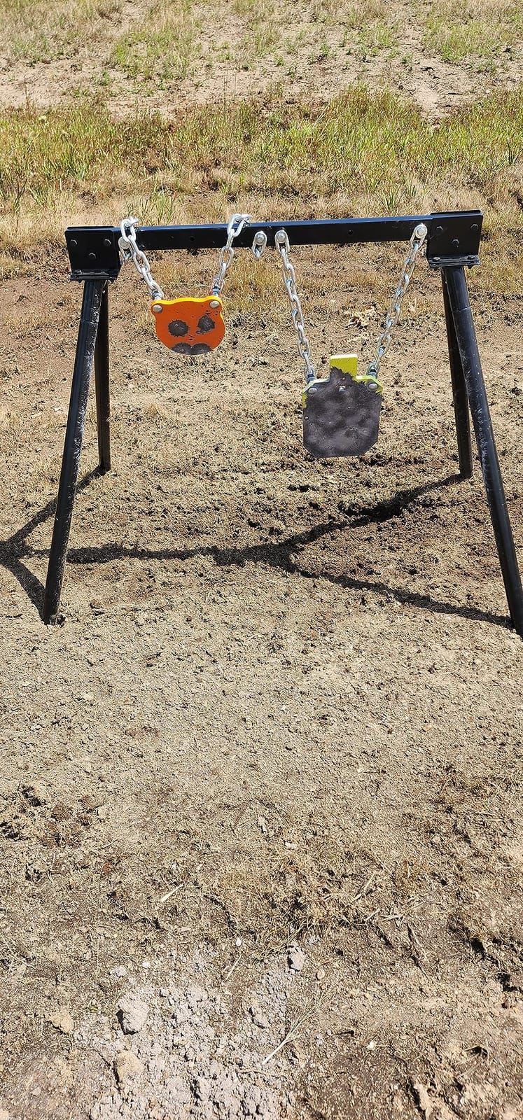 Highwild AR500 Steel Targets System 3/8 Inch Thick Complete Steel Shooting Targets with Stand, 6