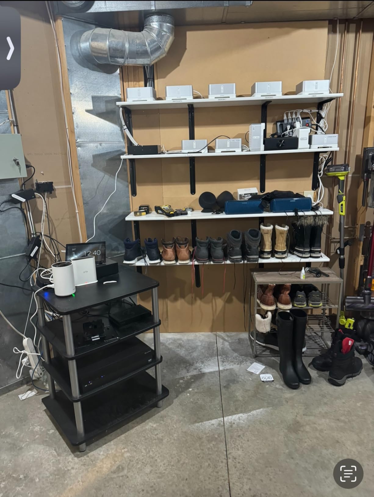 42U Floor Standing Server Rack Cabinet, 19 Inch Network Rack Enclosure, 32 Inch Deep, Locking Glass Door, Cooling Fans, PDU, Shelf, for IT and AV Equipment customer photo 2