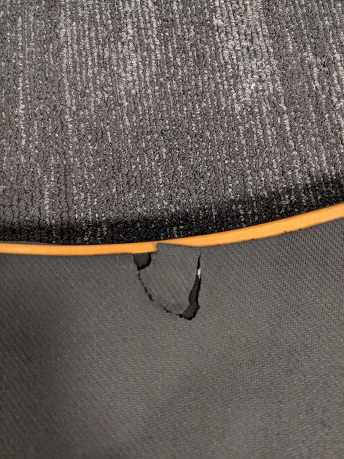 FEZIBO Standing Desk Mat Balance Board, Anti Fatigue Mat Standing Desk Office, Wobble Board with Ergonomic Design, Obsidian Black customer photo 2