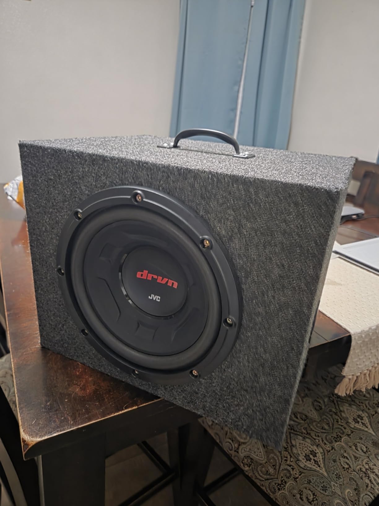 JVC CW-DR124/104 DRVN 4-ohm 350 Watt Car Audio Subwoofer - Single (Black) with Dependable Low-Frequency Punch (10