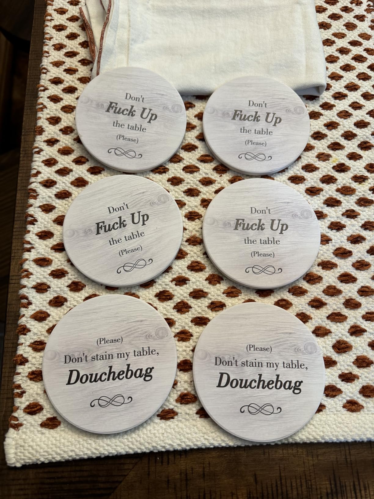 Funny Coasters - Perfect White Elephant Gifts, Unique Gifts for Women Men, Gag Gifts customer photo 2