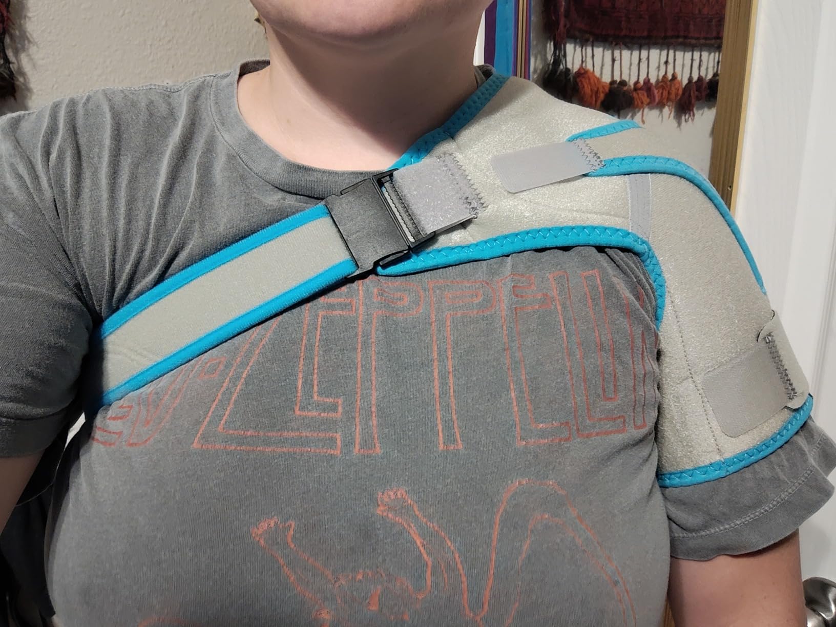 Arctic Flex Shoulder Ice Pack Brace - Rotator Cuff Cold Gel Wrap Therapy | Heat or Cooling Support Immobilizer with Compression Stability for Tendonitis, Dislocated Joint, Left & Right Arm customer photo 1