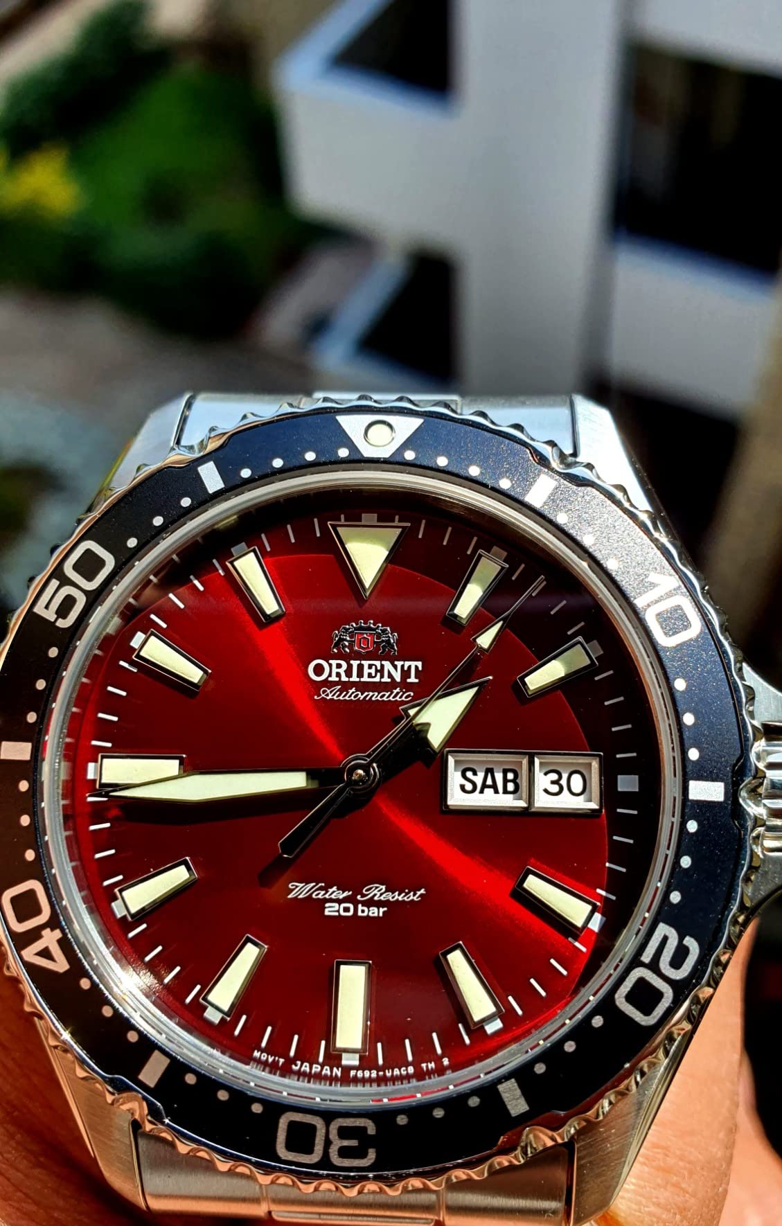 Orient Kamasu/Mako III Men's Automatic Manual Winding Sports Steel or Silicone Divers' Watch with Screw Crown and Sapphire Crystal customer photo 1