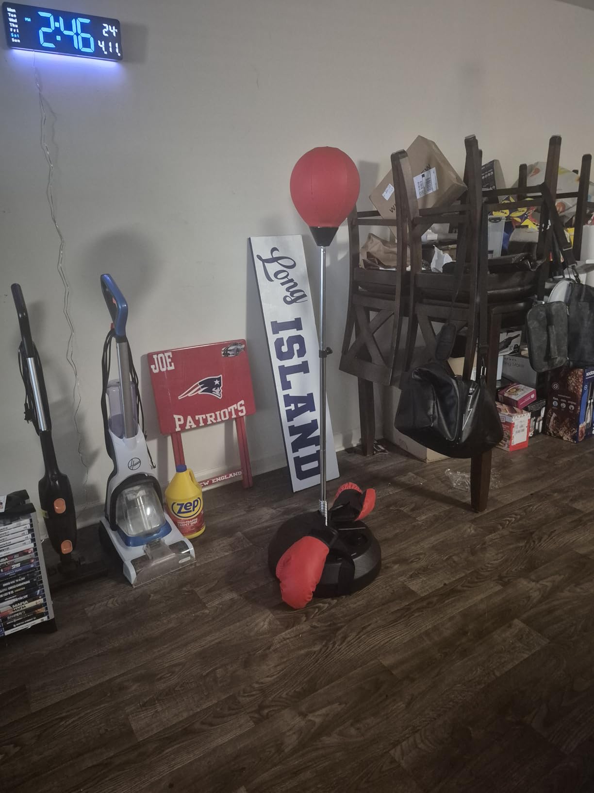 TechTools Punching Bag with Stand, Boxing Bag for Teens & Adults - Height Adjustable - Speed Bag for Training, Boxing Equipment, Stress Relief & Fitness customer photo 2