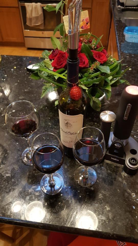 Ivation Wine Gift Set, 7-Piece Electric Opener, Aerator & Preserver Kit | Great housewarming or hostess present for wine enthusiasts; recharges fully and stores neatly on included charging base. customer photo 1