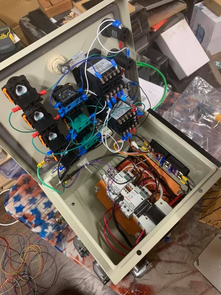 PCO404 Control Panel For Powder Coating Oven, w/Light and Fan Control (240V 50A 12000W) customer photo 1
