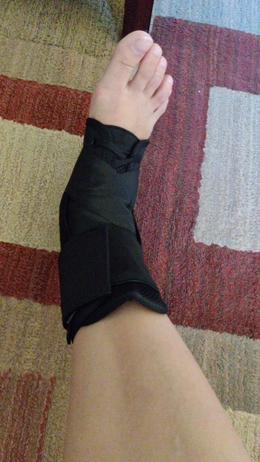 Ankle Brace for Women Men - Ankle Support Brace for Sprained Ankle, Ankle Stabilizer for Achilles, Tendon, Sprain, Injury Recovery, Lace up Ankle wrap for Running, Basketball, Volleyball customer photo 2