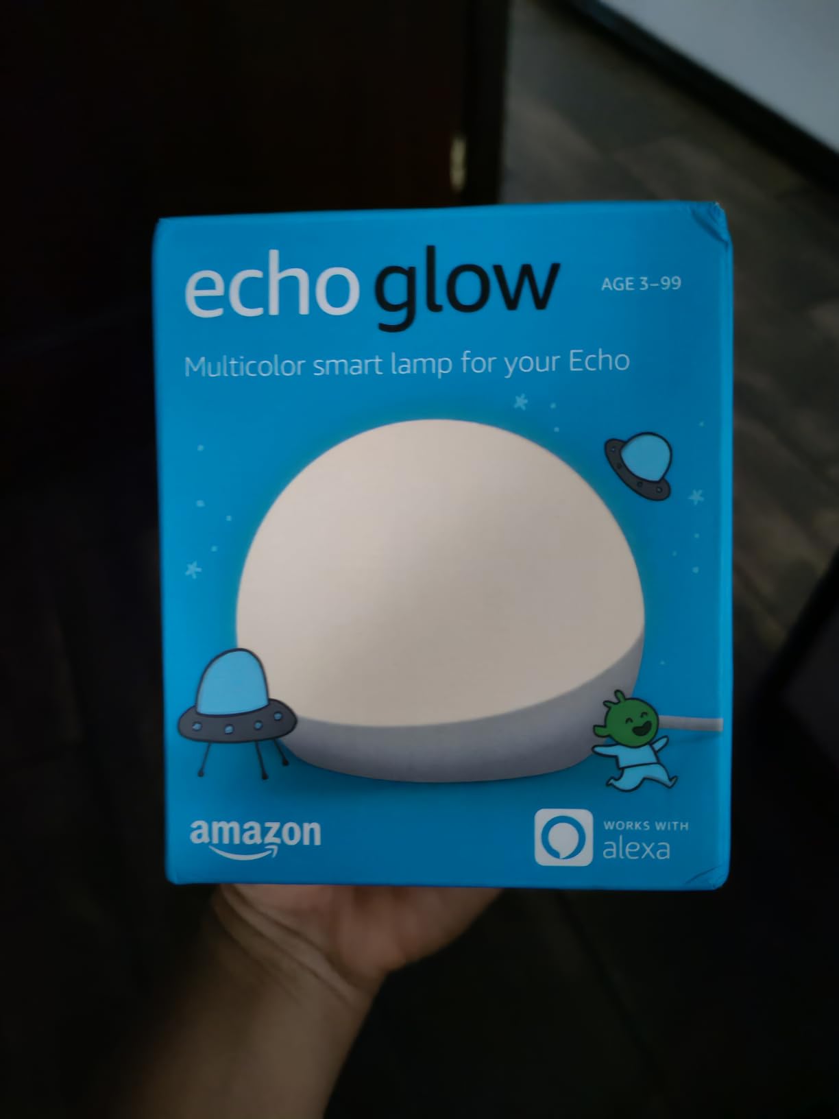 Amazon Echo Glow (newest model), Night light for kids, Works with Alexa customer photo 2