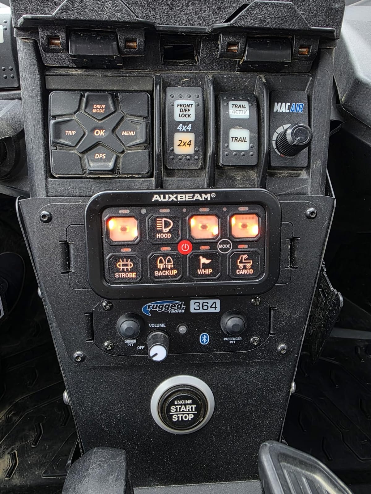 Auxbeam 8 Gang Switch Panel BA80 Universal Circuit Control Relay System | Dimmable LED On-Off Control Panel, LED Switch Pod Multifunction Switches for Truck Car Offroad SUV UTV ATV, 3 Years Warranty customer photo 1