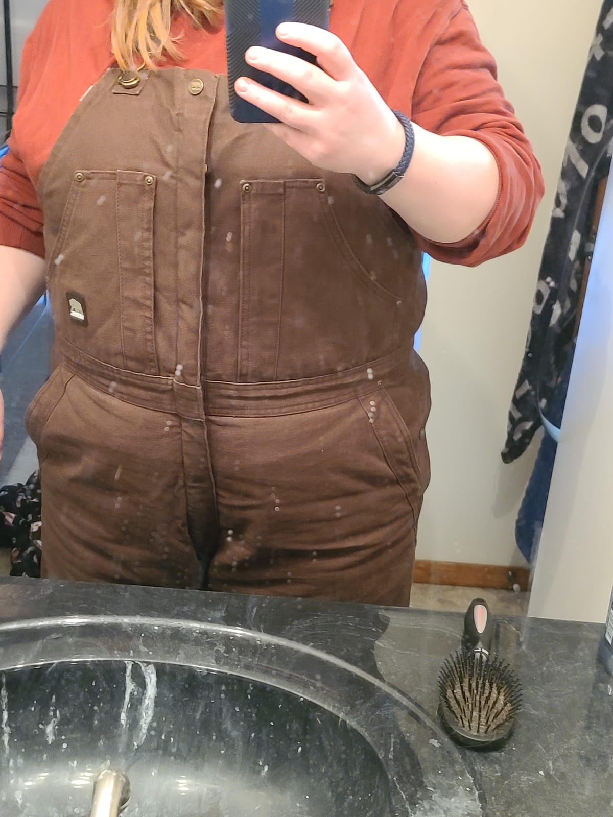 Berne Men's Heartland Insulated Washed Duck Bib Overall customer photo 1