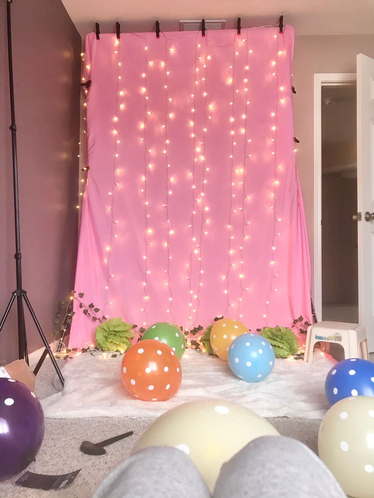 FUDESY Photo Video Studio 10 x 10Ft Heavy Duty Adjustable Backdrop Stand, Background Support System for Photography with Carry Bag, 6 Pcs Clip Clamps customer photo 2