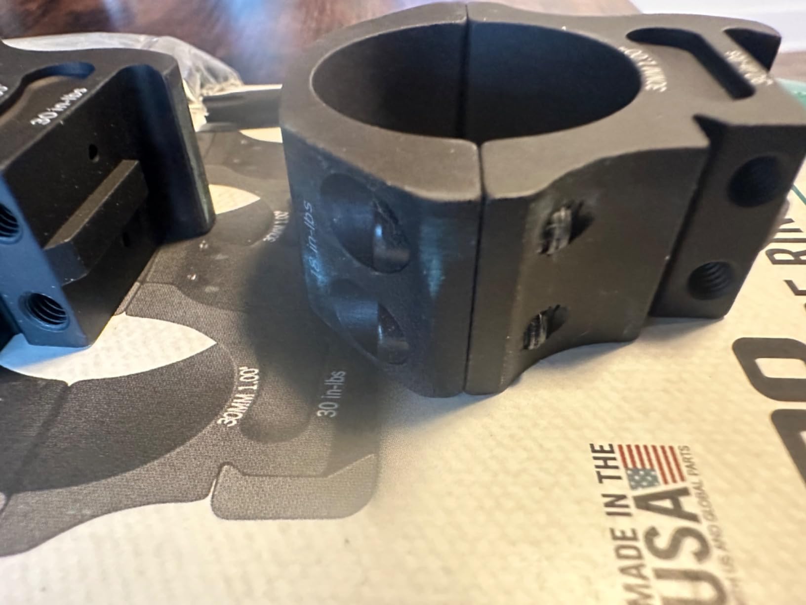 Vortex Pro Series Riflescope Rings | Picatinny & Weaver Compatible, Laser Engraved Torque Specs, Made in USA customer photo 1