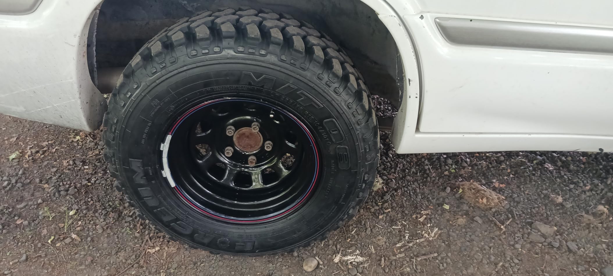 Forceum M/T 08 Mud Off-Road Light Truck Radial Tire-LT235/75R15 235/75/15 235/75-15 104/101Q Load Range C LRC 6-Ply BSW Black Side Wall customer photo 1