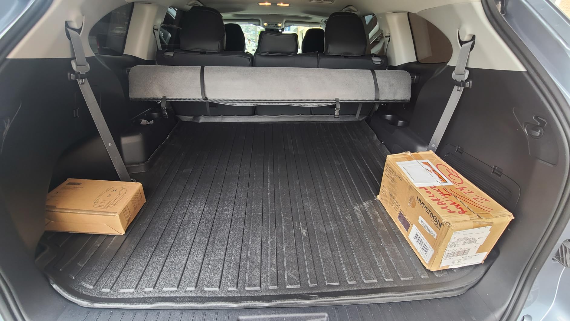 Premium Cargo Liner for Toyota Highlander 2014-2019 100% Protection - Custom Fit Car Trunk Mat - All-Season Black Cargo Mat - 3D Shaped Laser Measured Trunk Liners for Toyota Highlander 2014-2019 customer photo 1