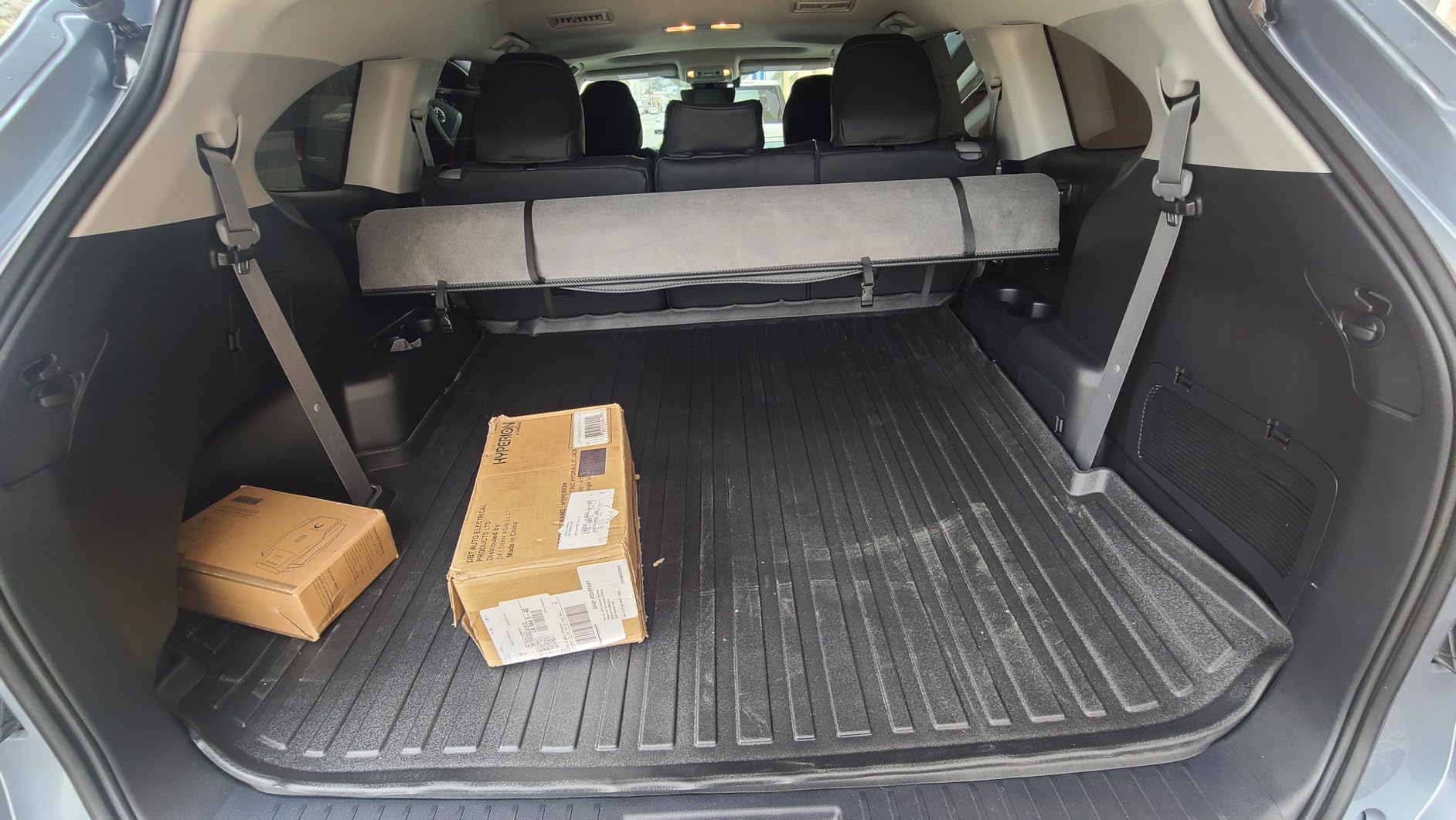 Premium Cargo Liner for Toyota Highlander 2014-2019 100% Protection - Custom Fit Car Trunk Mat - All-Season Black Cargo Mat - 3D Shaped Laser Measured Trunk Liners for Toyota Highlander 2014-2019 customer photo 2