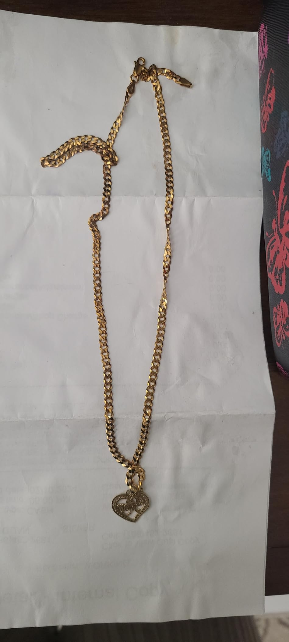 18K Gold Over 925 Sterling Silver 3.5mm Cuban Link Chain Necklace customer photo 2