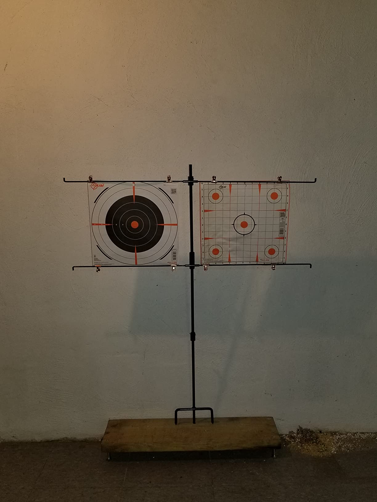 Highwild Adjustable Paper Target Stand, Frame with 8 Clips | Clear Bullseye Targets Sheet for Shooting Practice customer photo 2