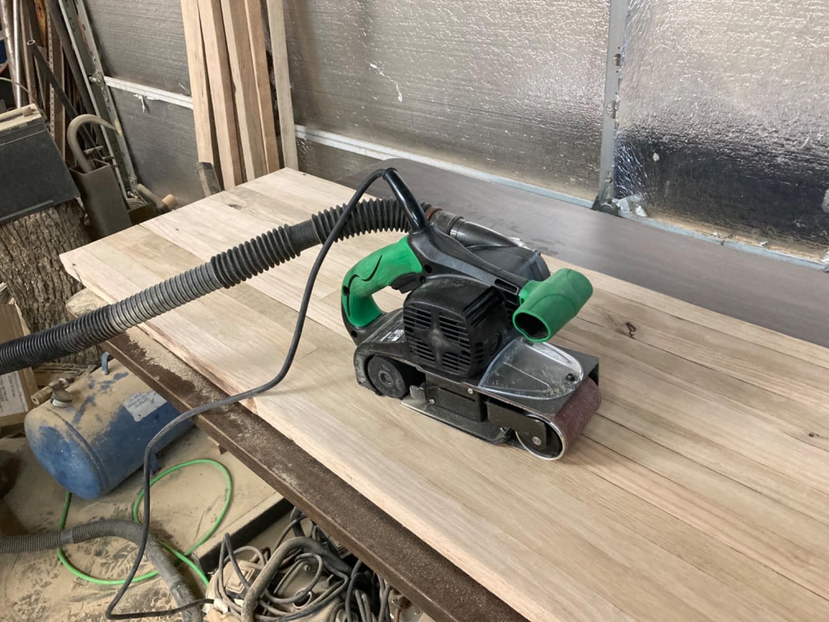 Metabo HPT Belt Sander | 3 x 21 Inch | For Woodworking | Variable Speed | 9.0 Amp Motor | Soft Grip | 5-Year Warranty | SB8V2 customer photo 1