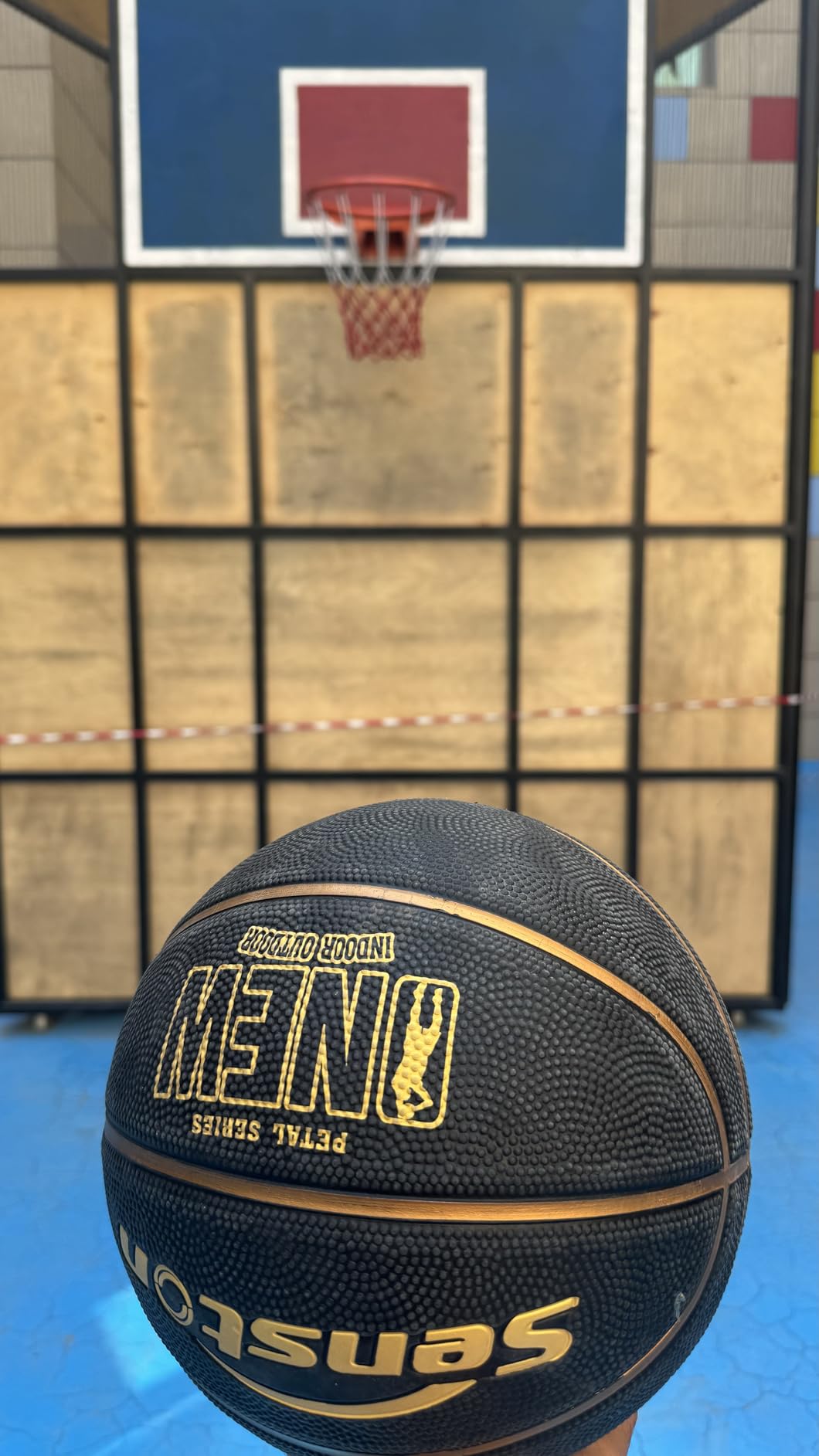 Senston 27.5/29.5'' Outdoor Basketball Premium Grip with Pump for Men Women customer photo 1
