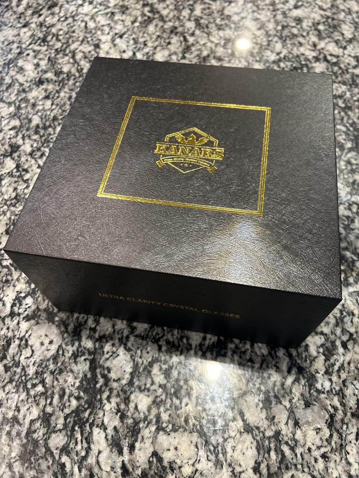 KANARS Old Fashioned Whiskey Glasses with Luxury Box - 10 Oz Rocks Barware For Scotch, Bourbon, Liquor and Cocktail Drinks - Set of 4 - Men Gift customer photo 2