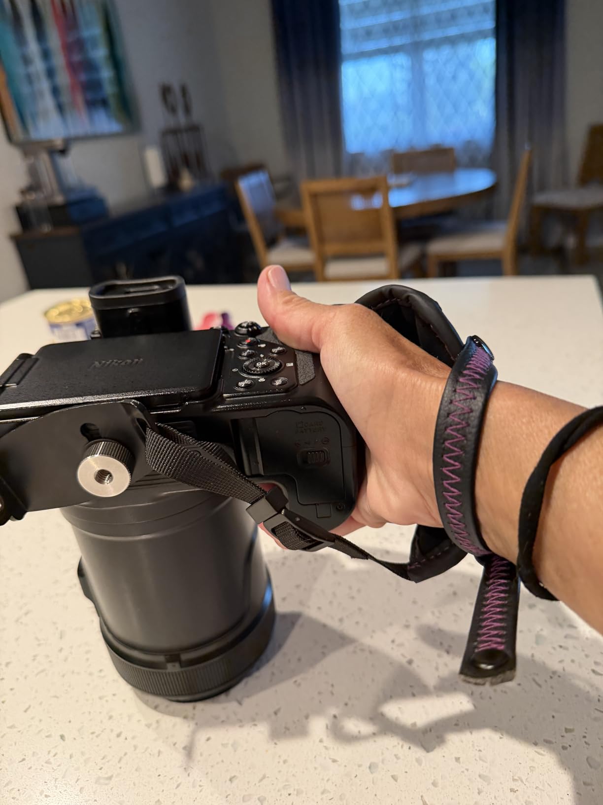 Altura Photo Camera Wrist Strap, Padded Hand Grip for DSLR, Canon & More | Great Photography Accessories & Equipment for Canon Rebel T7, R6 II customer photo 2