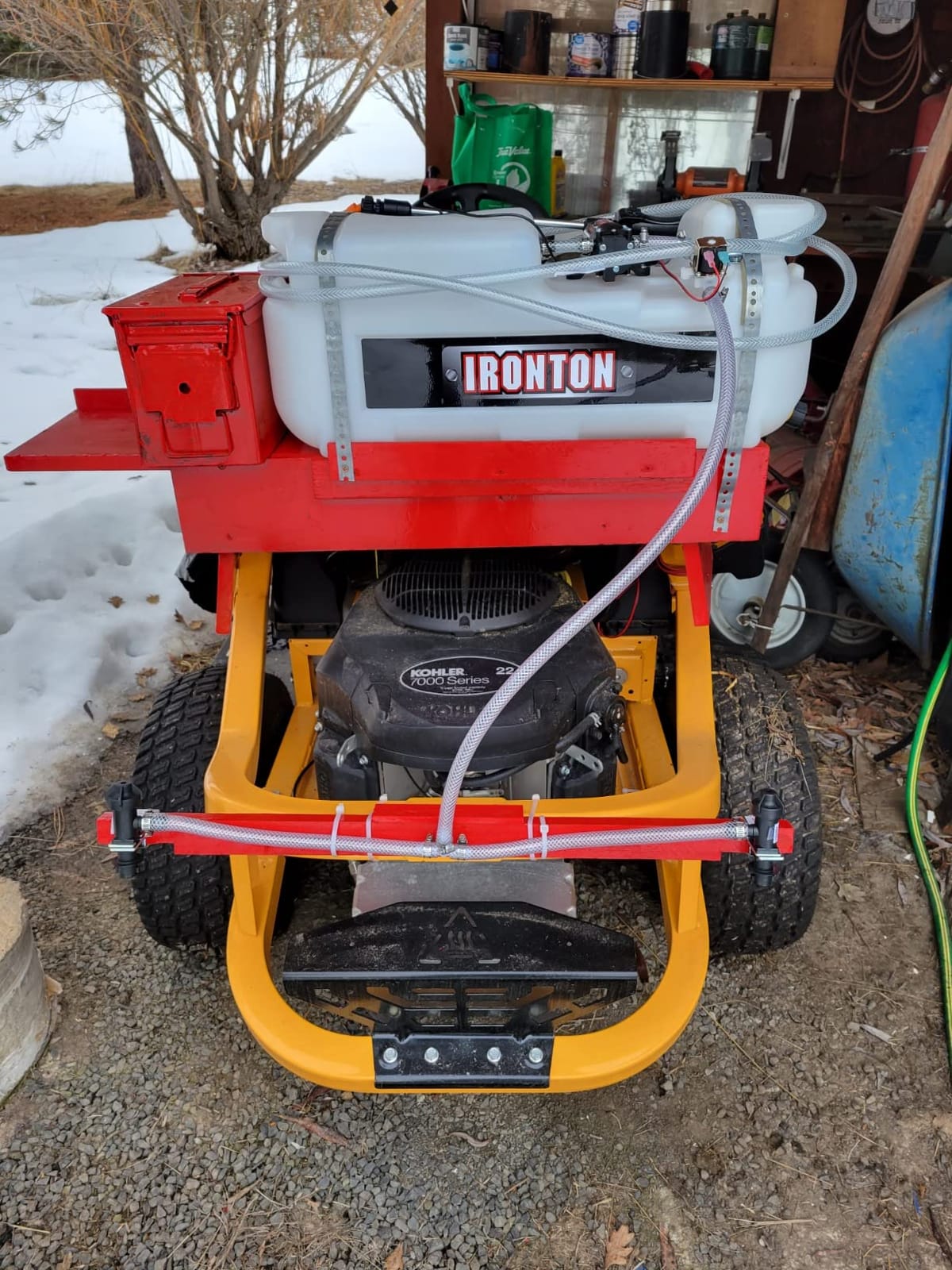 Ironton 12-Volt ATV Spot Sprayer - 5-Gallon Capacity, 1 GPM Flow Rate, UV-Resistant Polymer Tank for Lawn, Garden, and Agricultural Application customer photo 1