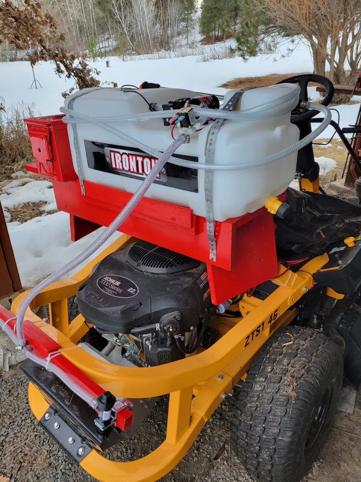 Ironton 12-Volt ATV Spot Sprayer - 5-Gallon Capacity, 1 GPM Flow Rate, UV-Resistant Polymer Tank for Lawn, Garden, and Agricultural Application customer photo 2