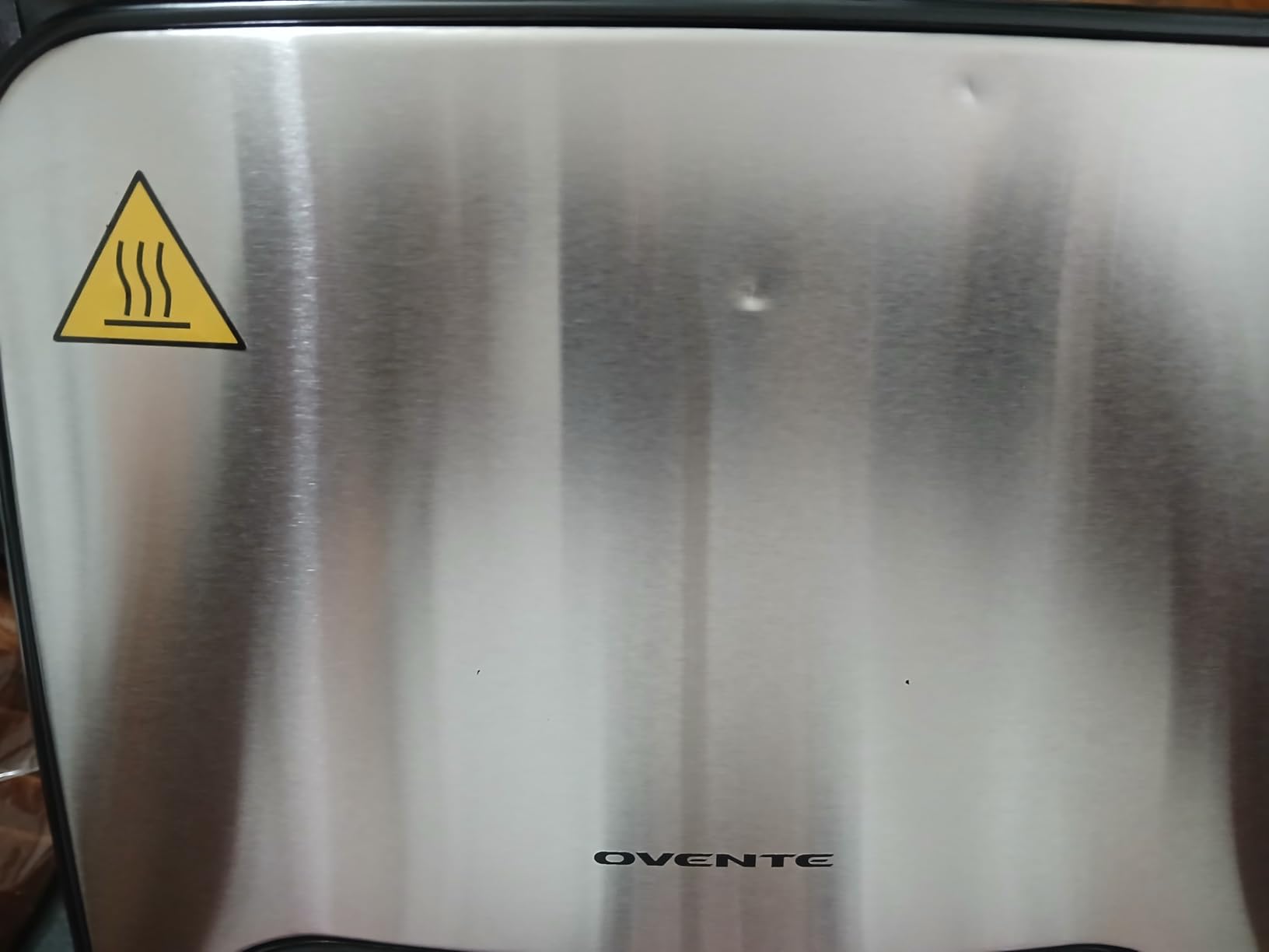 OVENTE Electric Sandwich Maker, 750W Non-Stick Plates, Black GPS401B | Perfect for Grilled Cheese, Tuna Melts, Omelets, French Toast, Breakfast Favorites, Light Meals, and Snacks customer photo 1