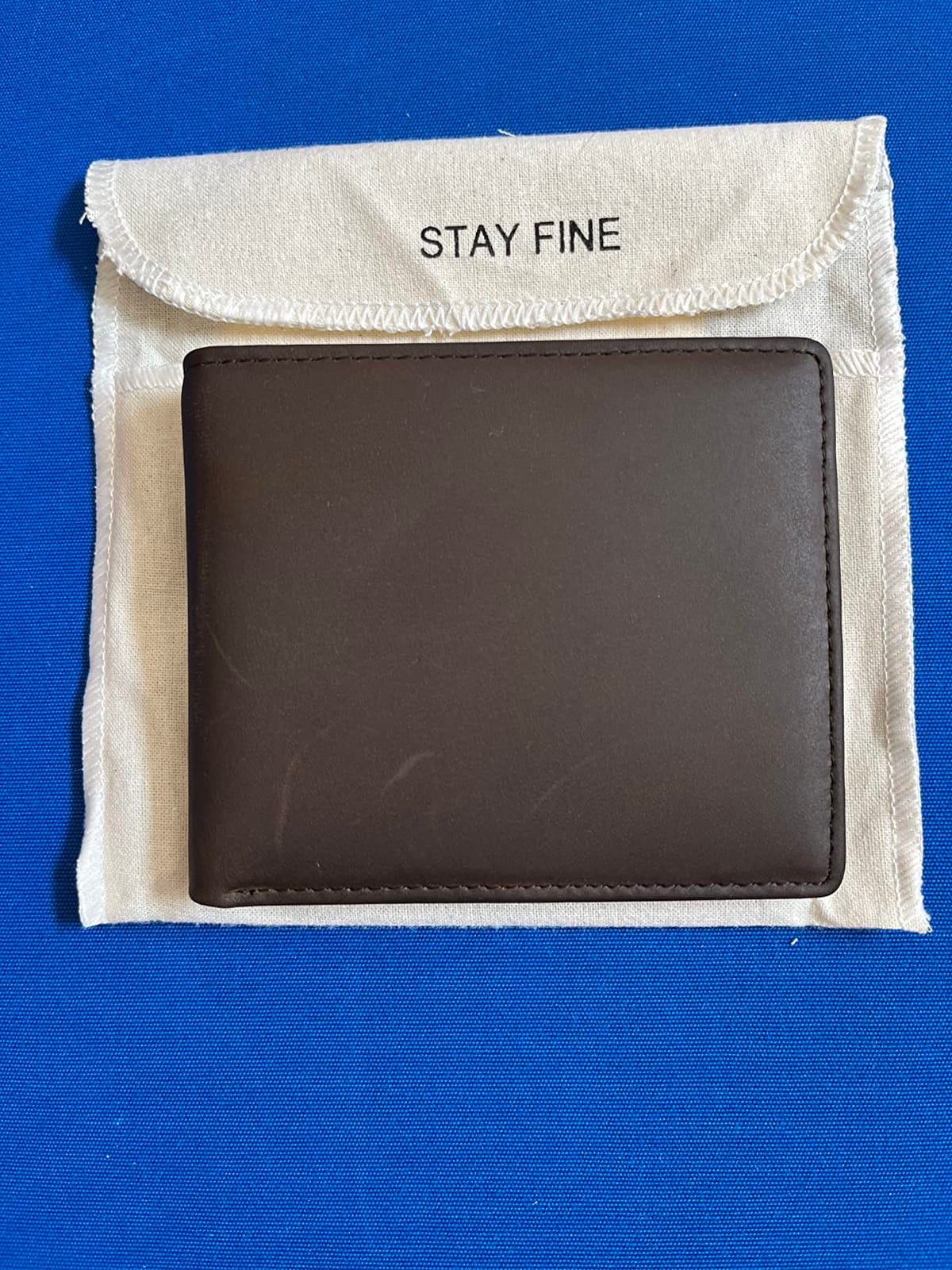 Top Grain Leather Wallet for Men | RFID Blocking | Extra Capacity Bifold Wallet with 2 ID Windows | Ultra Strong Stitching | Slim Billfold with 8 Card Slots | Gift for Him customer photo 2